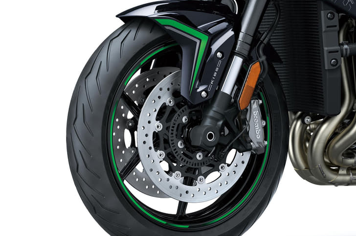 Kawasaki Z H2 front brakes